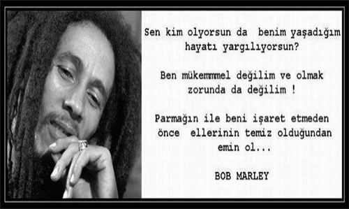 Yaşamın Şifresini Çözmüş Olan Bob Marley&#39;den <b>Hayata Dair</b> 16 Muhteşem Söz - indir-728x728