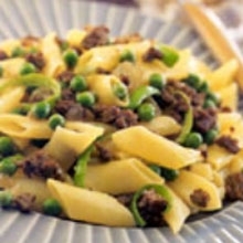 Kıymalı Bezelyeli Makarna 1